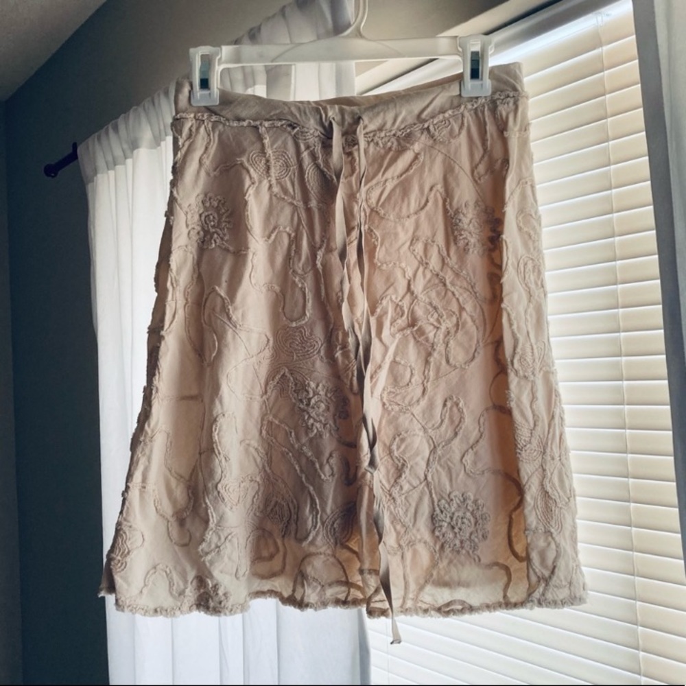 Cream Boho Skirt
